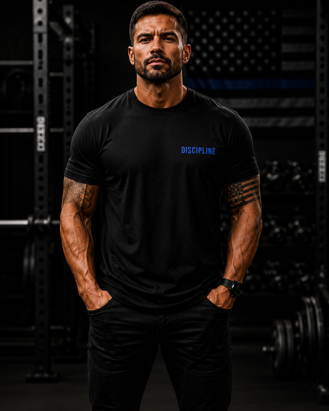 Discipline — Nobody Is Coming. Build Yourself. Tee